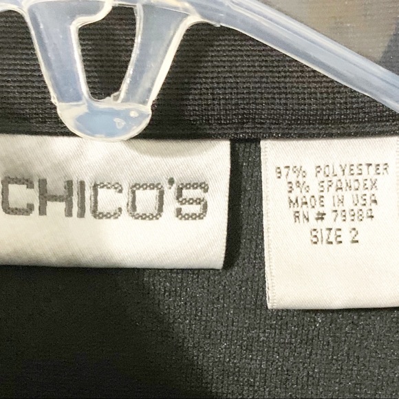 Chico’s Ponte Fabric Fully Front Zipped Layering Vest Similar to Travelers Line - Picture 9 of 11